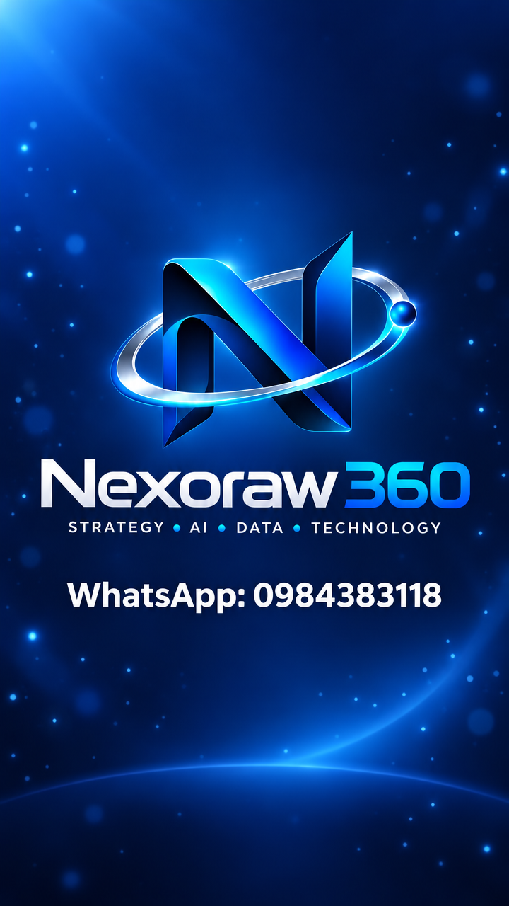 Anuncio oficial Nexoraw 360 con contacto por WhatsApp