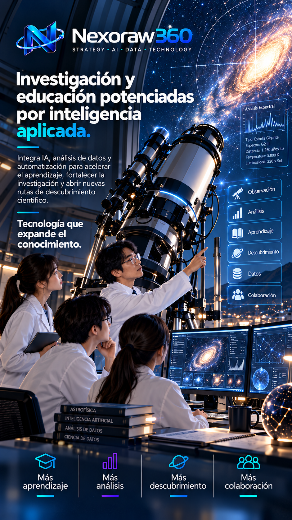 Investigación y educación apoyada en análisis de datos